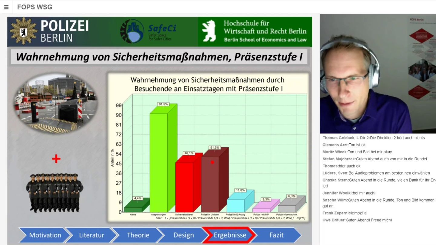 Dirk Schipper-Kruse beim Werkstattgespräch Screenshot von der Online-Veranstaltung