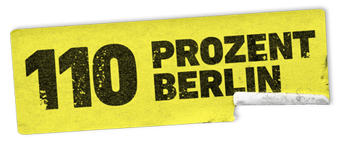 "110 Prozent Berlin" Kampagnenlogo